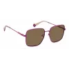 Polaroid PLD6194SX1JZF Women's Square Acetate Sunglasses Havana Brown Polarized UV400