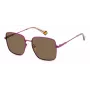 Polaroid PLD6194SX1JZF Women's Square Acetate Sunglasses Havana Brown Polarized UV400