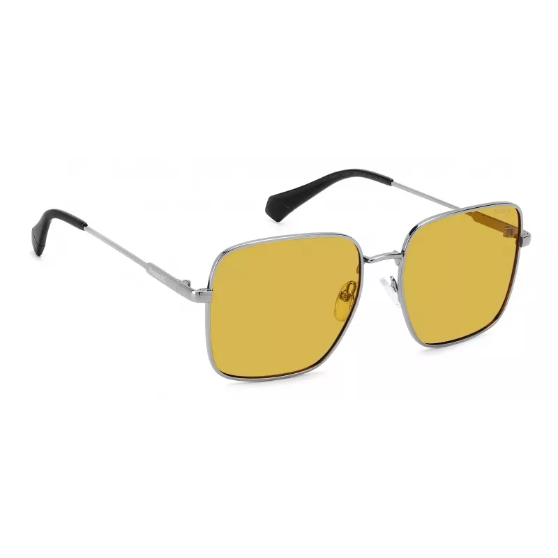POLAROID PLD6194SX6LBF Women's Square Polarized Sunglasses - Havana/Brown