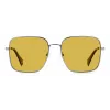 POLAROID PLD6194SX6LBF Women's Square Polarized Sunglasses - Havana/Brown