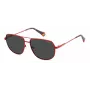 POLAROID PLD6195SX0Z3 Unisex Sunglasses - Black Frame Grey Lens 58mm
