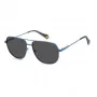 Polaroid PLD6195SXFLLF Unisex Rectangular Sunglasses - Polarized UV400 58mm