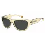 Polaroid PLD6197/S MC40G Unisex Square Sunglasses - Polarized Grey Lenses, Black Frame