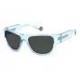 POLAROID PLD6197SMVU Unisex Rectangular Sunglasses Polarized UV400 55mm