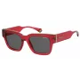Polaroid PLD6198SXMCC9 Unisex Sunglasses - Havana Frame, Green Polarized Lenses, 52mm