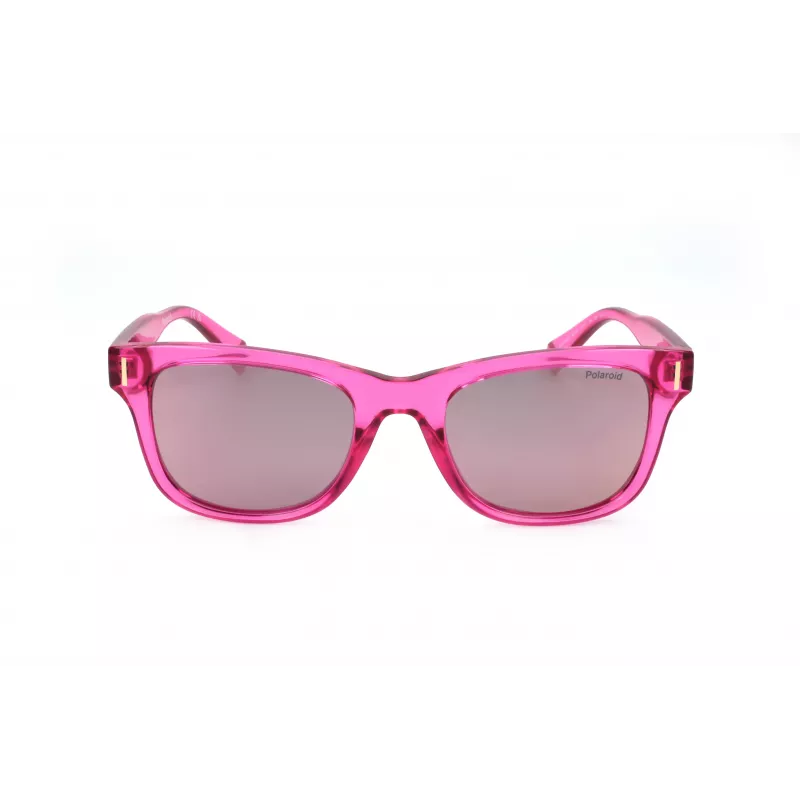 Polaroid PLD6206SMU1 Unisex Sunglasses - Black Frame, Grey Polarized Lens, 51mm