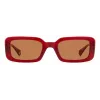 POLAROID PLD6208SXC9AF Women's Polarized Sunglasses - Black Frame Grey Lens 52mm
