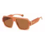 Polaroid PLD6209SX733F Unisex Sunglasses Havana Brown 55mm