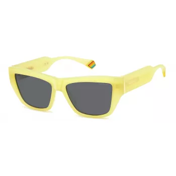 Polaroid PLD6210SX40G Women's Polarized Sunglasses Havana 55mm