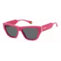 POLAROID PLD6210SXMU1 Women's Polarized Sunglasses Havana Brown Gradient 55mm