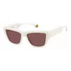 Polaroid PLD6210SXVK6 Women's Sunglasses - Havana Frame, Brown Polarized Lens, 55mm