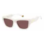 Polaroid PLD6210SXVK6 Women's Sunglasses - Havana Frame, Brown Polarized Lens, 55mm
