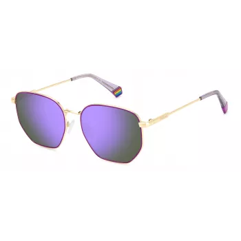 Polaroid PLD6214SXS9E Unisex Sunglasses - Havana/Brown Frame, Brown Polarized Lenses, 56mm
