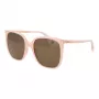 Polaroid PLD6218S5635J Women's Square Sunglasses - Havana Brown Acetate Frame with Brown Polarized Lenses - 56mm