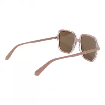 Polaroid PLD6219/S Women's Rectangular Sunglasses, Havana/Brown, 56 mm