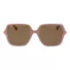 Polaroid PLD6219/S Women's Rectangular Sunglasses, Havana/Brown, 56 mm