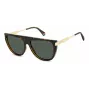 Polaroid PLD6221SX086 Women's Rectangular Sunglasses - Havana Acetate Frame with Brown Polarized Lenses