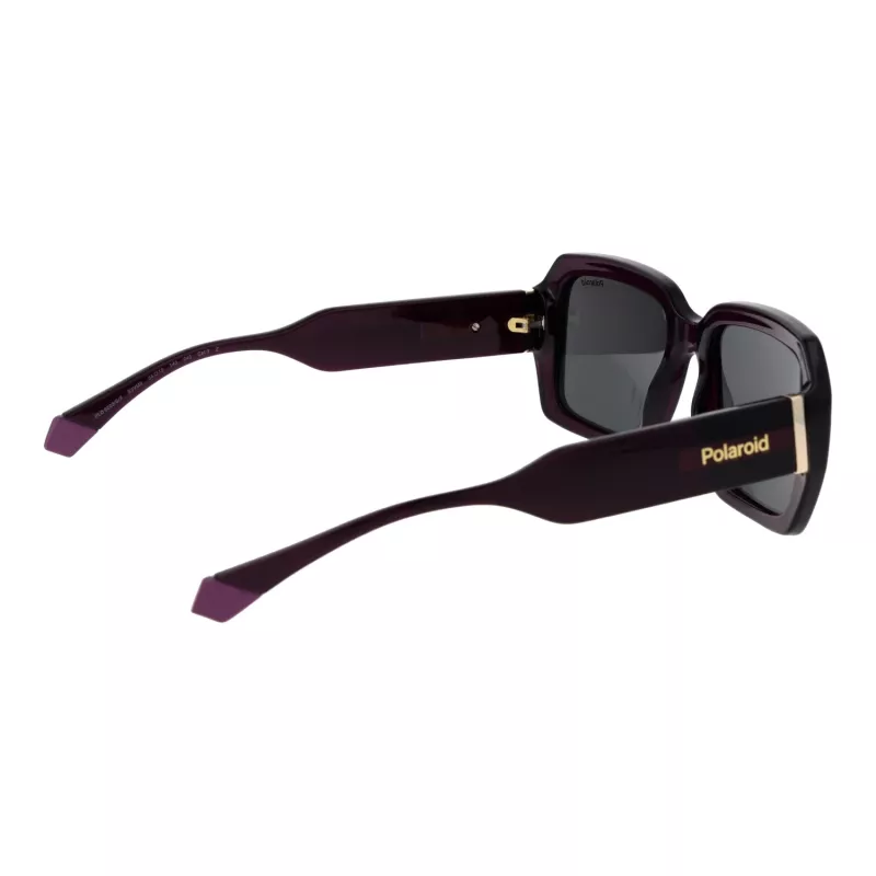 POLAROID PLD6223SX54B3 Unisex Rectangular Sunglasses - Havana Brown - 54/19/140 mm