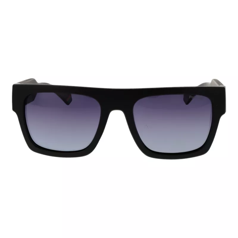 POLAROID PLD6224SX5400 Unisex Sunglasses Havana Square Frame Grey Polarized Lens 54/20/140 mm
