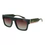 Polaroid PLD6224SX541E Unisex Rectangular Sunglasses - Grey Lens, Black/Grey Frame