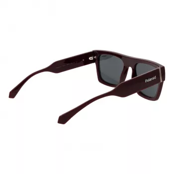 Polaroid PLD6224SX54LH Unisex Sunglasses - Black Frame Grey Lens 54mm