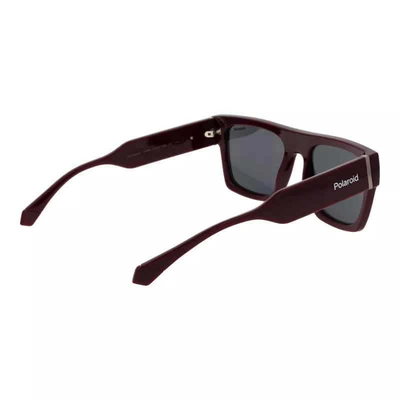 Polaroid PLD6224SX54LH Unisex Sunglasses - Black Frame Grey Lens 54mm