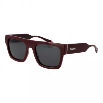 Polaroid PLD6224SX54LH Unisex Sunglasses - Black Frame Grey Lens 54mm
