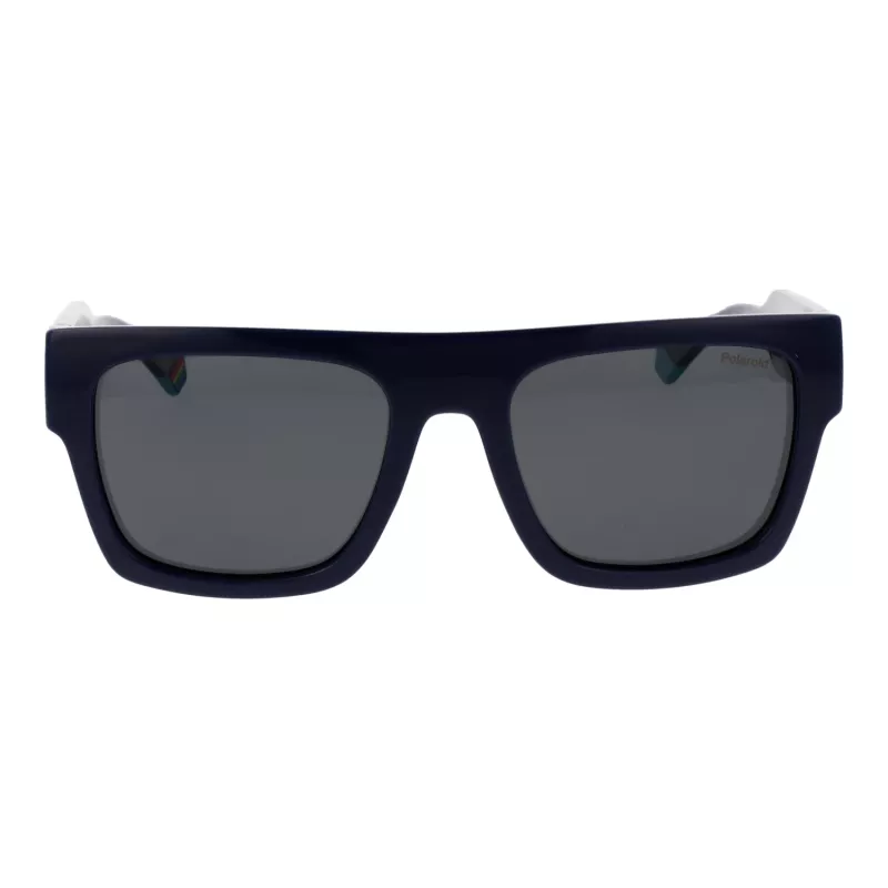 Polaroid PLD6224SX54PJ Unisex Sunglasses - Black Frame Grey Polarized Lens 54mm