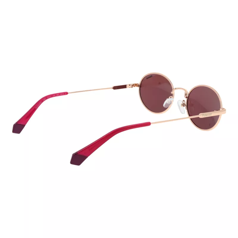 Polaroid PLD6228SX53LT Unisex Rectangular Sunglasses - Havana Frame, Brown Polarized Lens - 53mm