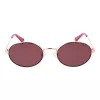 Polaroid PLD6228SX53LT Unisex Rectangular Sunglasses - Havana Frame, Brown Polarized Lens - 53mm