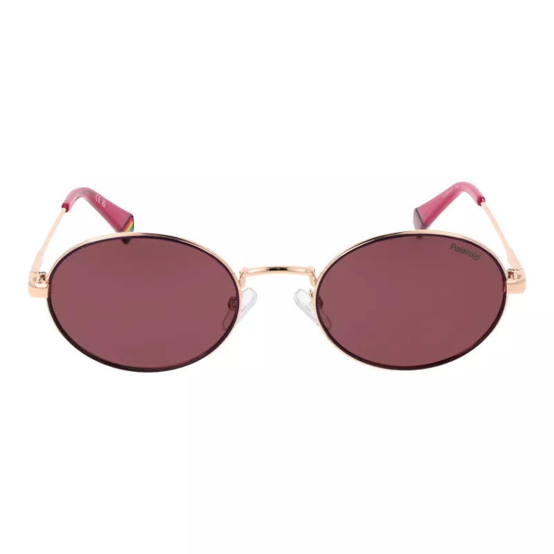 Polaroid PLD6228SX53LT Unisex Rectangular Sunglasses - Havana Frame, Brown Polarized Lens - 53mm