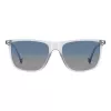 POLAROID PLD6232S2M4 Men's Rectangular Polarized Sunglasses Black/Grey 55/17/140 mm