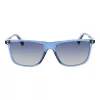 Polaroid PLD6232S55PJP Men's Rectangular Sunglasses - Black Frame Grey Polarized Lens 55/17/140 mm