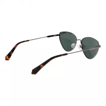 Polaroid PLD6234SX57AS Women's Polarized Sunglasses - Black Frame Grey Lens 57mm