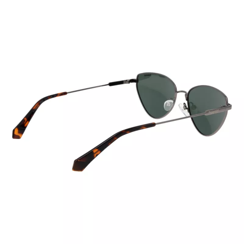 Polaroid PLD6234SX57AS Women's Polarized Sunglasses - Black Frame Grey Lens 57mm