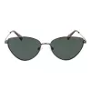Polaroid PLD6234SX57AS Women's Polarized Sunglasses - Black Frame Grey Lens 57mm