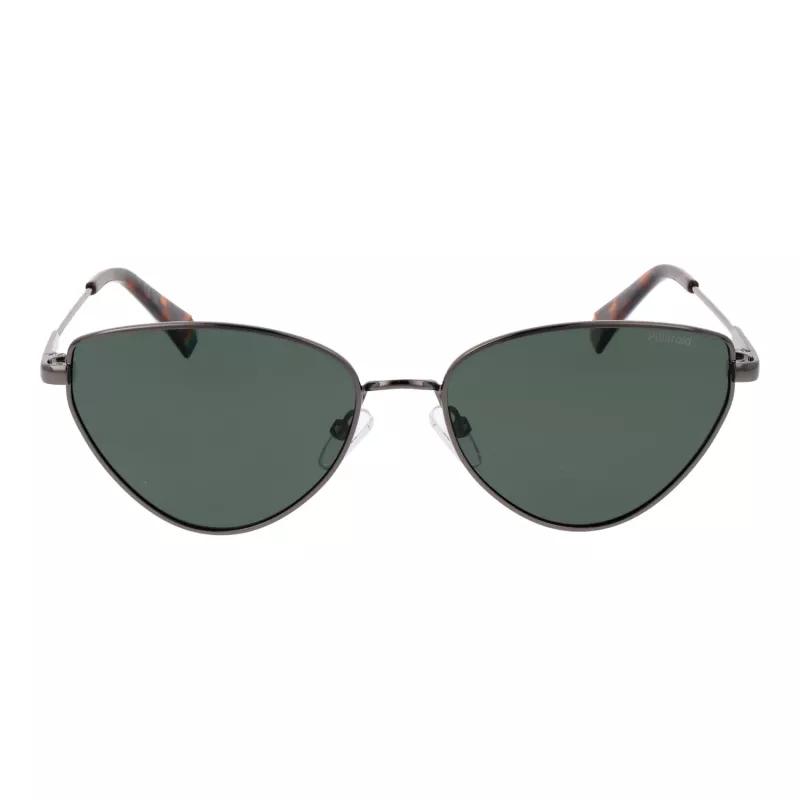Polaroid PLD6234SX57AS Women's Polarized Sunglasses - Black Frame Grey Lens 57mm