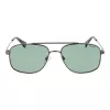 POLAROID PLD6235SX56AS Men's Square Polarized Sunglasses - Matte Black/Grey
