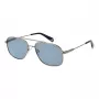 Polaroid PLD6235SX56V8 Men's Polarized Sunglasses Square Grey Frame Grey Lens 56mm