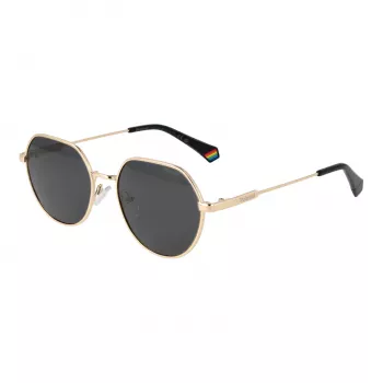 Polaroid PLD6236SX54RH Unisex Rectangular Sunglasses - Havana Frame Brown Lens 54mm