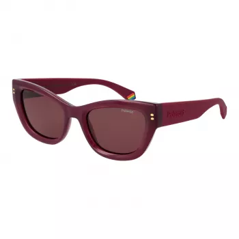 POLAROID PLD6237SX528C Women's Polarized Sunglasses Havana 52 mm