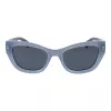 Polaroid PLD6237SX52MV Women's Sunglasses - Black Frame, Grey Polarized Lens, 52mm