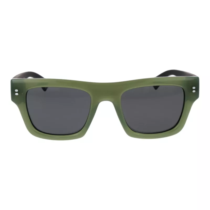 Polaroid PLD6238SX511E Men's Rectangular Matte Black Sunglasses with Polarized Grey TAC Lenses UV400
