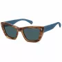 Polaroid PLD6242SXXDP Women's Sunglasses - Square/Pantos Frame, Polarized Polycarbonate Lenses, UV400 Protection, 54mm Lens Width