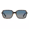 POLAROID PLD6247S086 Men's Rectangular Havana Sunglasses with Polarized Green Lenses