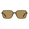 Polaroid PLD6247S09Q Men's Rectangular Polarized Sunglasses - Black Frame Grey Lens 56mm