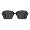 Polaroid PLD6247S807 Men's Rectangular Sunglasses - Black Frame Grey Polarized Lens 56mm