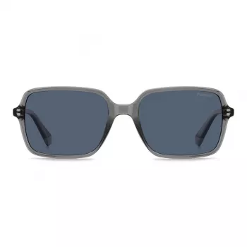 Polaroid PLD6247SKB7 Men's Rectangular Polarized Sunglasses - Havana/Brown