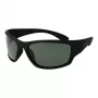 Polaroid PLD7005S63YYV Unisex Rectangular Sunglasses - Black Frame Grey Lens 63mm