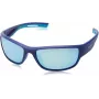 POLAROID PLD7028S-242 Unisex Sunglasses - Polarized Grey Lens - Black Frame - 60/17/125 mm